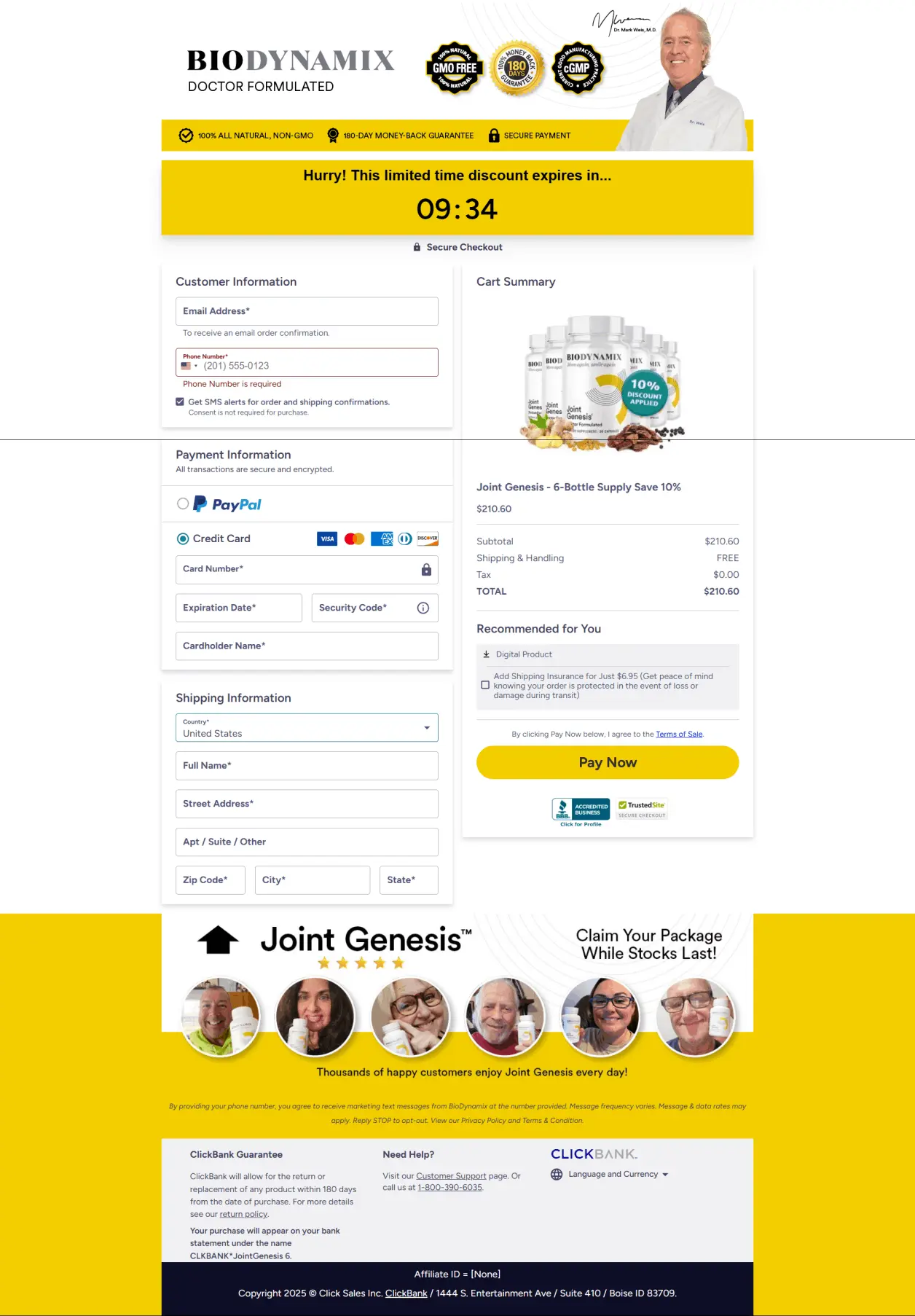 Joint Genesis-order-page